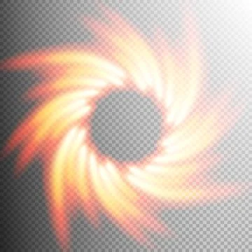 Fire flames frame. EPS 10 Illustrazione stock