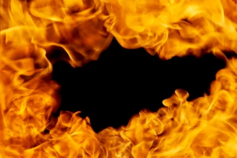 Fire flames frame Photos