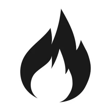 Fire flames icon vector illustration イラスト素材