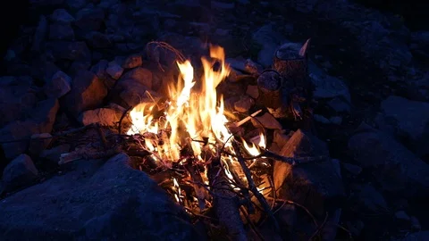 Fire Flames Igniting And Burning Stock-Footage 129563182