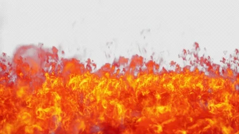 Fire Flames Igniting And Burning with alpha channel  - 4k 30fps Stock Footage 147310918