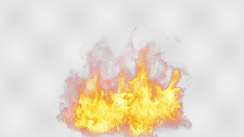 Fire Flames Igniting And Burning with alpha channel - Resolution: 4k 30fps Stock Footage 147368565