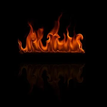 Fire flames Illustrazione stock