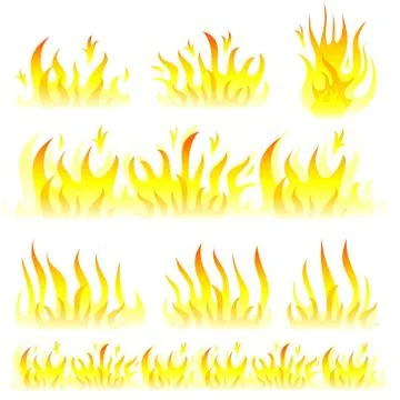 Fire Flames Stock Illustration
