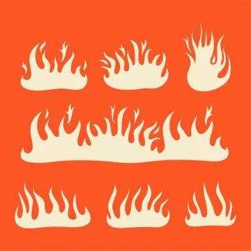 Fire Flames Stock Illustration