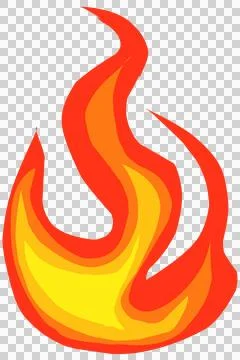 Fire flames illustration Stock Illustration