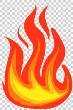 Fire flames illustration Stock Illustration