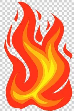 Fire flames illustration Stock Illustration