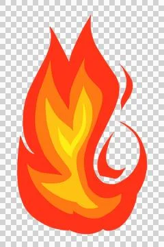 Fire flames illustration Stock Illustration