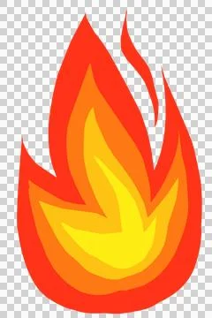 Fire flames illustration Stock Illustration
