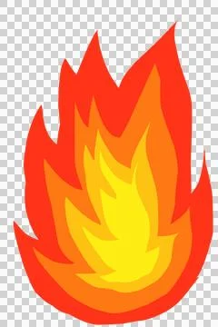 Fire flames illustration Stock Illustration