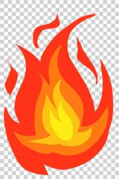 Fire flames illustration Stock Illustration