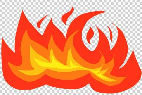 Fire flames illustration Stock Illustration