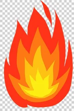 Fire flames illustration Stock Illustration