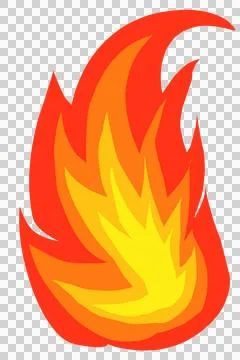 Fire flames illustration Stock Illustration