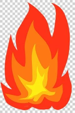 Fire flames illustration Stock Illustration