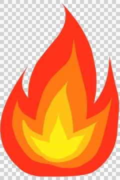 Fire flames illustration Stock Illustration