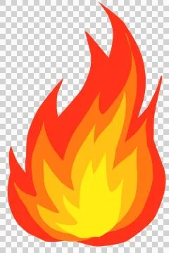 Fire flames illustration Stock Illustration