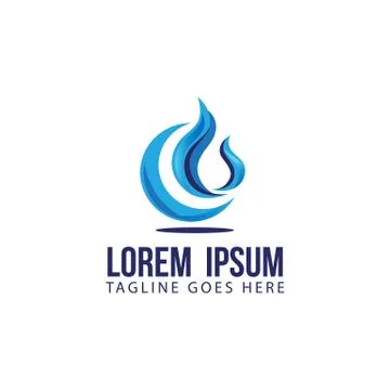 Fire flames logo design vector illustration in white background Stock Illustration