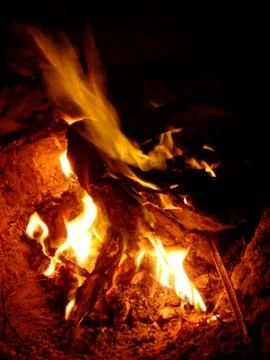 Fire flames macro background wallpapers fine art Stock Photos
