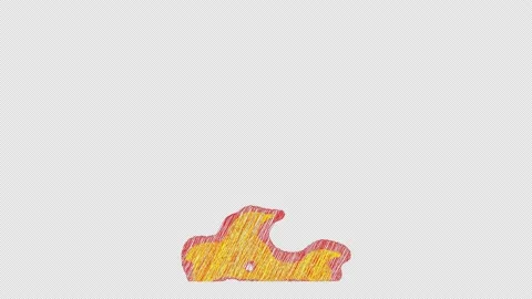 Fire Flames Motion Graphics Stock Footage 224638620
