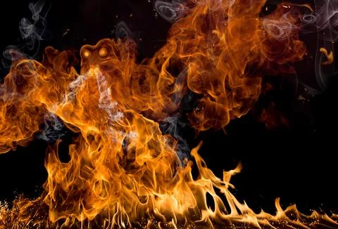 A fire flames photage Stock Photos