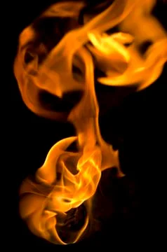 Fire flames Stock Photos