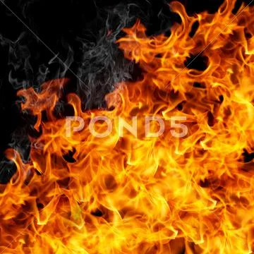Fire flames Stock Photos