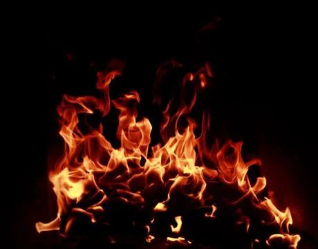 Fire flames Stock-Fotos