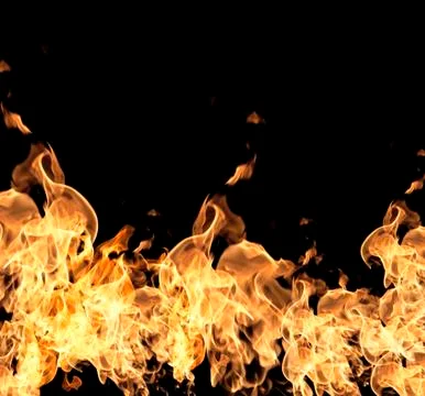 Fire flames Stock Photos