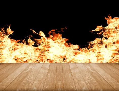 Fire flames Stock Photos