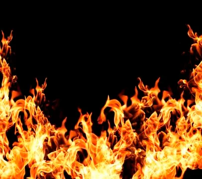 Fire flames Foto stock