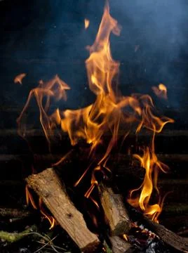 Fire flames Stock Photos
