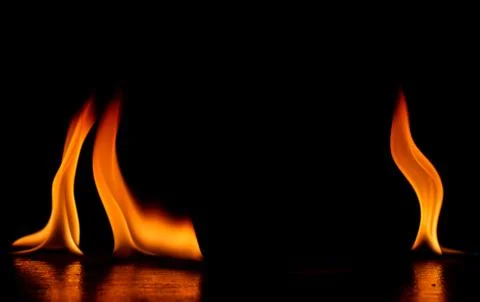 Fire flames Stock Photos