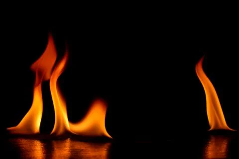 Fire flames Stock Photos