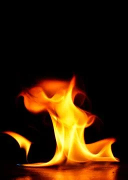 Fire flames Stock Photos