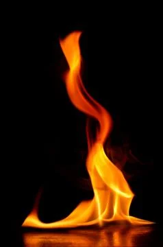 Fire flames Stock Photos