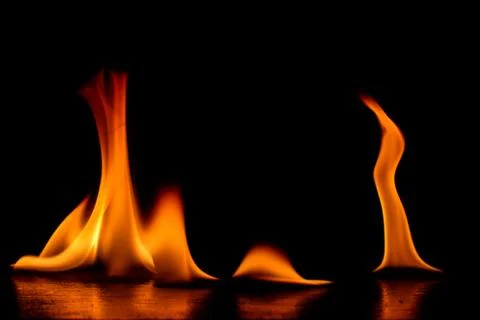 Fire flames Stock Photos