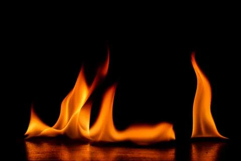 Fire flames Stock Photos