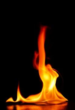 Fire flames Stock Photos