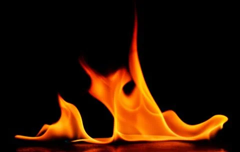 Fire flames Stock Photos