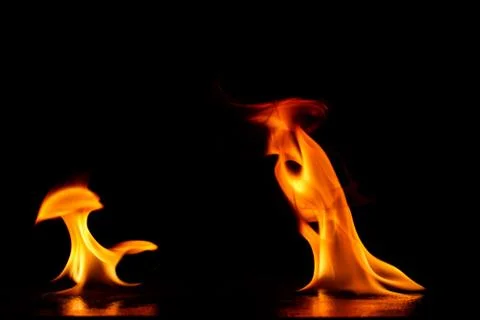 Fire flames Stock Photos