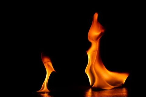 Fire flames Stock Photos