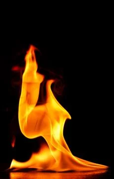Fire flames Stock Photos