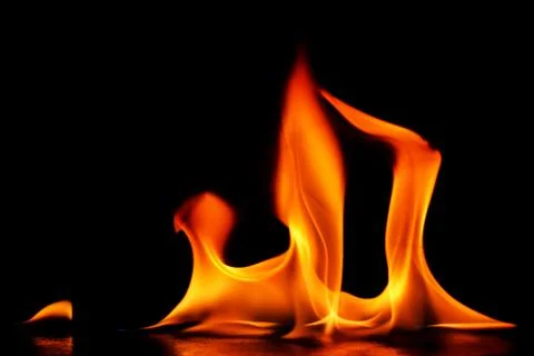 Fire flames Stock Photos