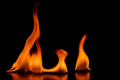Fire flames Stock Photos