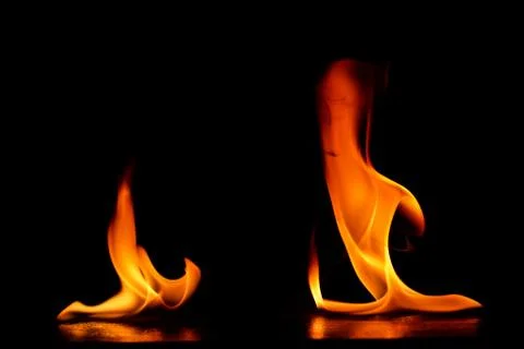 Fire flames Stock Photos