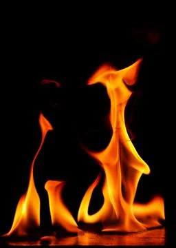 Fire flames Stock Photos