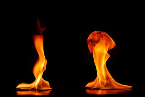 Fire flames Stock Photos