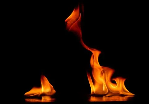 Fire flames Stock Photos